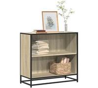 Bibliothèque chêne sonoma 80,5x35x76 cm bois d ingénierie G