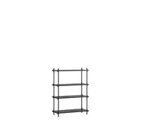 MOEBE Étagère Shelving System classic Noir. 86x115x35 cm. S.115.1.A