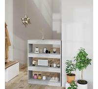 Bibliothèque/Cloison Sonoma Gris 80x30x103 cm Bois Ingénierie Etagère vidaXL