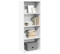 Bibliothèque - COCO - Étagère pour livres - bois d'ingénierie - blanc - 60 x 30 x 152 cm(239645)