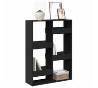 Bibliothèque - COCO - Étagère pour livres - bois d'ingénierie - noir - 6 étagères - 100 x 33 x 135 cm(280879)