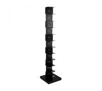 Bibliothèque colonne Ptolomeo 160 12x12cm/base black 35x35cm