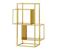 Bibliothèque créative, étagère de rangement verticale à 3 couches, décoration verticale pour chambre à coucher, salon, salle d'étude, facile à installer