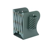 Bibliothèque de bureau - Petite bibliothèque en métal, présentoir télescopique | Porte-stylos inclus, étagère de bureau extensible pour décoration de bureau, organisation de livres, papeterie, école