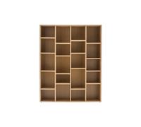 Bibliothèque design finition bois clair chêne L149 cm RYTHM