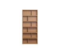 Bibliothèque design finition bois clair chêne L92 cm EPURE