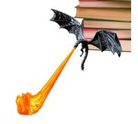 Bibliothèque Dragon Light - Lampe 3D en forme de volant - Ensemble de | Lampe de chevet Dragon pour table de chevet, chambre d'enfant, garçons, filles