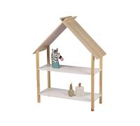 Bibliothèque Dream pour enfant avec 2 étagères - Bois et Blanc