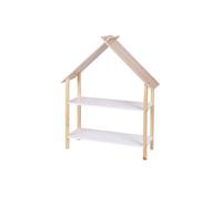 Bibliothèque Dream pour enfant avec 2 étagères - Bois et Blanc