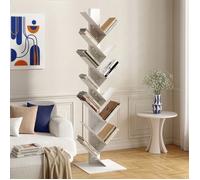 Bibliothèque Eksjö en forme d'arbre acier 150 x 39 x 39 cm blanc
