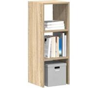 vidaXL Bibliothèque empilable chêne Sonoma 30x30x80 cm Bois ingénierie, étagère, étagère à Livres, Support de Livre, Armoire de Rangement