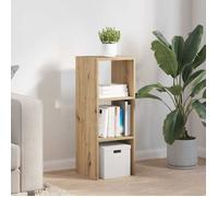Bibliothèque empilable - vidaXL - Casier de rangement - Bois ingénierie - Chêne artisanal - 30x30x80 cm |147tpt97l