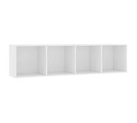 vidaXL Bibliothèque/Meuble TV Blanc 143 x 30 x 36 cm