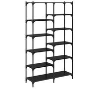vidaXL Étagère Chêne noir 100 x 32 x 170 cm Bois d'ingénierie