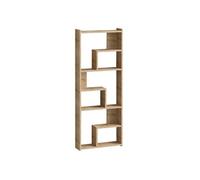 Bibliothèque en bois "Megg" - 60 x 15 x 150 cm - Chêne