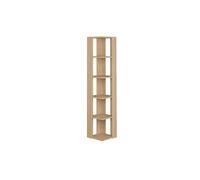 Bibliothèque en bois "Nati" - 32 x 32 x 161 cm - Beige