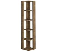 Bibliothèque en bois "Nati" - 32 x 32 x 161 cm - Marron