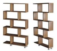Bibliothèque en bois "Nilüfer" - 90 x 20 x 156 cm - Marron