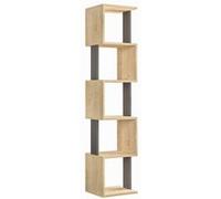 Bibliothèque en bois "Piri" - 35 x 30 x 161 cm - Chêne de SonomaAnthracite