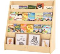 Bibliothèque en bois pour enfants avec espace de rangement, pour bébés et tout-petits