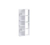 Bibliothèque en bois "Viva" - 60 x 18 x 150 cm - Blanc