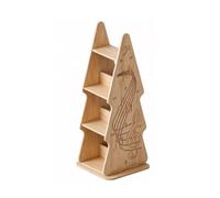 Bibliothèque En Forme D'arbre, Bibliothèque Rotative,étagères Rangement | Grande capacité, étagère de rangement for CD, films, livres(Style 4)