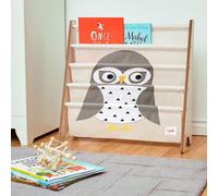 Rangement livres chouette Gris G