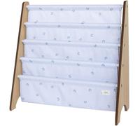 Bibliothèque en tissu recyclé Myrtilles gris
