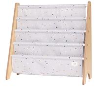 Bibliothèque en tissu recyclé Terrazzo gris clair