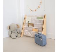 3 Sprouts Bibliothèque en tissu recyclé vichi beige