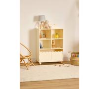 Bibliothèque Enfant 2 Portes 4 Cases - Bouli Beige TU