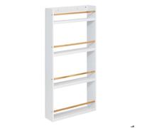 Bibliothèque enfant 4 étagères blanc H118cm - Atmosphera Créateur d'intérieur