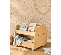 Bibliothèque enfant à roulettes OURSON moka TU
