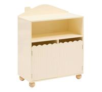 Bibliothèque Enfant Bouli 2 Portes Beige 60x30x75,5 cm - Atmosphera Créateur d'intérieur