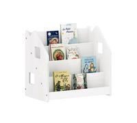 Bibliothèque enfant BRUNO en pin massif laqué blanc Blanc G