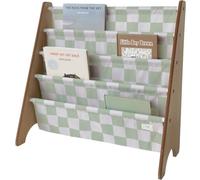Bibliothèque enfant damier vert