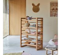Bibliothèque Enfant En Bois De Teck 80x115 Sera Naturel TU