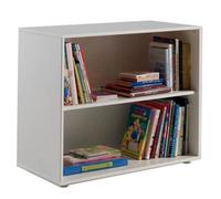 Vipack Bibliothèque pour lit mezzanine Pino – MDF blanc 85,5 x 43 x 72 cm