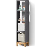 Bibliothèque enfant Livinity Mailo Gris/Artisan 35.2x159.5cm, Model 59760