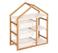 Bibliothèque Enfant Maison "Bako" 82cm Blanc