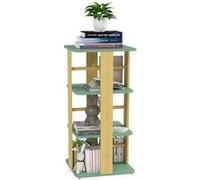 Bibliothèque enfant AIYAPLAY rotative avec roulettes, rangement livre enfant 3 niveaux pour salle de jeux, chambre d'enfant, vert