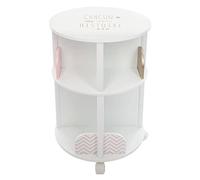 Atmosphera Bibliothèque enfant ronde Douceur Rose Diam. 40 x H 59 cm