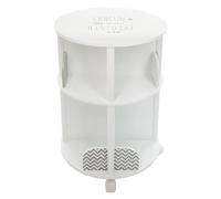 Bibliothèque enfant ronde Douceur - Diam. 40 x H. 59 cm - Gris