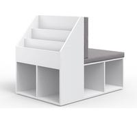 Bibliothèque enfant Vicco Onix Blanc 97.1x78.4cm, Model 32100