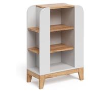 Bibliothèque enfant Vitalispa Malia Blanc 60x88cm avec 9 compartiments, Model 60585