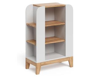 Bibliothèque enfant Vitalispa Malia Blanc 60x88cm avec 9 compartiments, Model 60585