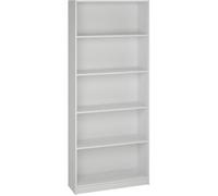 Bibliothèque - Etagère coloris blanc - Hauteur 180 x Longueur 75 x Profondeur 25 cm