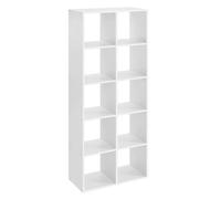 Bibliothèque étagère de rangement 10 compartiments meuble cube pour salon bureau chambre séparateur de pièce
