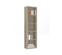 Bibliotheque / etagere de rangement coloris Cambrian - Hauteur 196.5 x Longueur 51.5 x Profondeur 33 cm --
