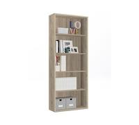 Bibliotheque / etagere de rangement coloris Cambrian - Hauteur 196.5 x Longueur 75.5 x Profondeur 33 cm --